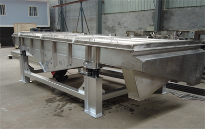 Linear vibrating screen